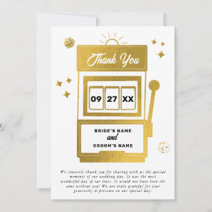 Invitation Mariage de machine à sous Las Vegas Destination Ca