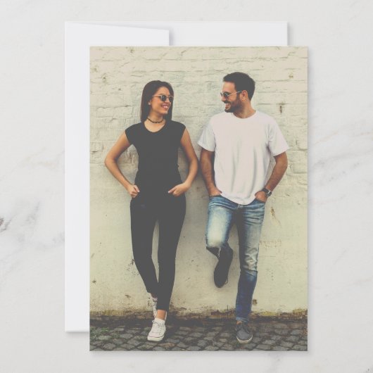 Invitation Mariage de machine de course de moto rétro (Dos)