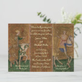 Invitation Mariage de Madame et de chevalier de la (Debout devant)