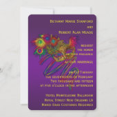 Invitation Mariage de mardi gras (Devant)