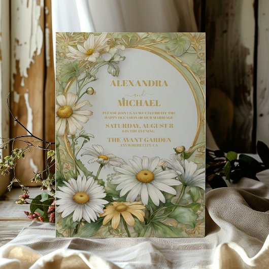 Invitation Mariage de marguerite