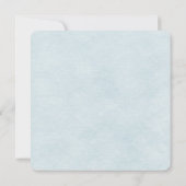 Invitation mariage de marguerite turquoise pastel (Dos)