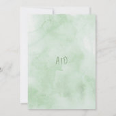 Invitation Mariage de marguerites printanières irlandaises (Dos)