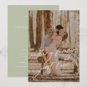 Invitation Mariage de Mariage à l'Église avec Calligraphie Mo