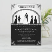 Invitation Mariage de mariage de 7,5 po sur 5,5 po (Debout devant)