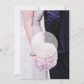 Invitation Mariage de mariée et de chambre (Dos)