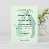 Invitation Mariage de mariée et de chambre de monnaie (Debout devant)