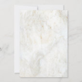 Invitation Mariage de mariée et de chambre élégante moderne (Dos)