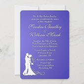 Invitation Mariage de mariée et de chambre Lotus (Devant)