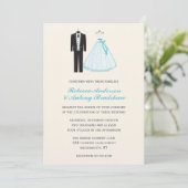 Invitation Mariage de mariée et de mariée (Debout devant)