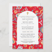 Invitation Mariage de messe nuptiale catholique du printemps (Devant)