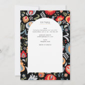 Invitation Mariage de messe nuptiale catholique du printemps (Dos)