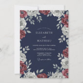 Invitation Mariage de minuit Ruby Rose (Devant)