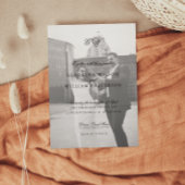 Invitation Mariage de monogramme minimaliste moderne