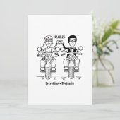 Invitation Mariage de motards (Debout devant)