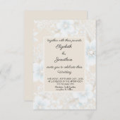 Invitation Mariage de Motif (Devant / Derrière)