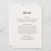 Invitation Mariage de Motif de mandala géométrique classique (Dos)