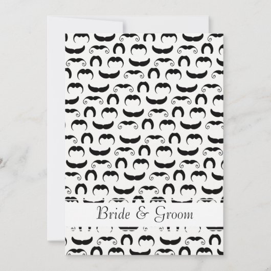 Invitation Mariage de Moustaches (Devant)