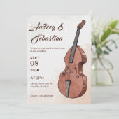 Invitation Mariage de musique (Debout devant)