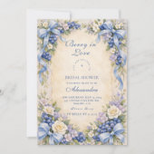 Invitation Mariage de Myrtille Fête de Fiançailles (Devant)