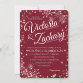 Invitation Mariage de neige de Bourgogne (Devant)