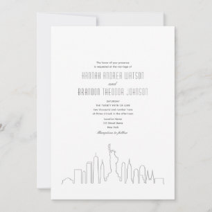 Invitation Mariage de New York