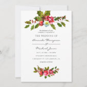 Invitation Mariage de Noël (Devant)