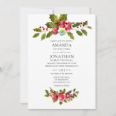 Invitation Mariage de Noël (Devant)