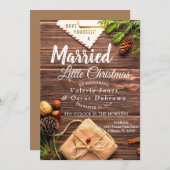 Invitation Mariage de Noël (Devant / Derrière)