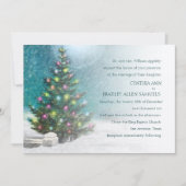 Invitation Mariage de Noël (Devant)