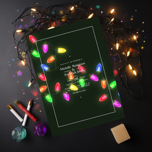 Invitation Mariage de Noël