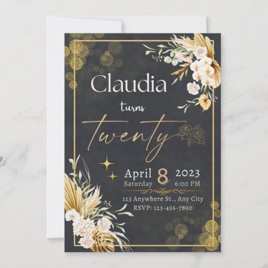 Invitation Mariage de Noël des baies rouges d'hiver (Devant)