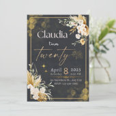 Invitation Mariage de Noël des baies rouges d'hiver (Debout devant)