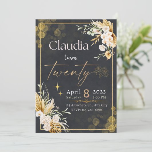 Invitation Mariage de Noël des baies rouges d'hiver (Debout devant)