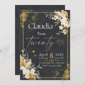 Invitation Mariage de Noël des baies rouges d'hiver (Devant / Derrière)