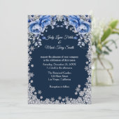Invitation Mariage de Noël des Roses bleus (Debout devant)
