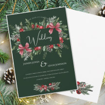 Mariage de Noël du Festival Vert Émeraude d'hiver