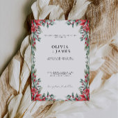 Invitation Mariage de Noël invite Modèle