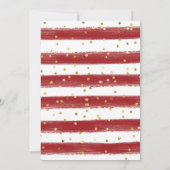 Invitation Mariage de Noël Wreath Winter Holiday (Dos)