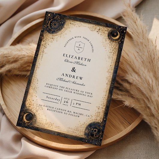Invitation Mariage de Nuit Astrale
