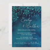 Invitation Mariage de nuit d'hiver (Devant)