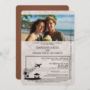 Invitation Mariage de passeport de République dominicaine Bro