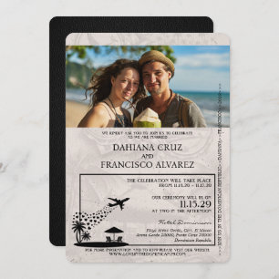 Invitation Mariage de passeport de République dominicaine noi