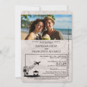 Invitation Mariage de passeport de République dominicaine tur (Devant)