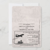 Invitation Mariage de passeport d'Orange Philippines (Devant)