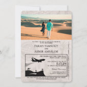 Invitation Mariage de passeport Orange Maroc (Devant)