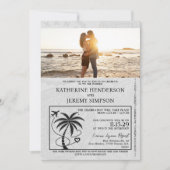 Invitation Mariage de passeport Royal Blue Mexico (Devant)