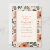 Invitation Mariage de pêche moderne (Devant)