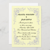 Invitation Mariage de personnaliser (Devant / Derrière)