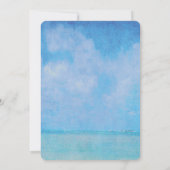 Invitation Mariage de phare blanc nautique (Dos)